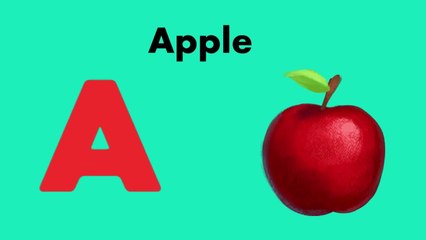 Phonics Song with Two Words _ A for Apple 🍎 _ ABC Alphabet Songs for Kids