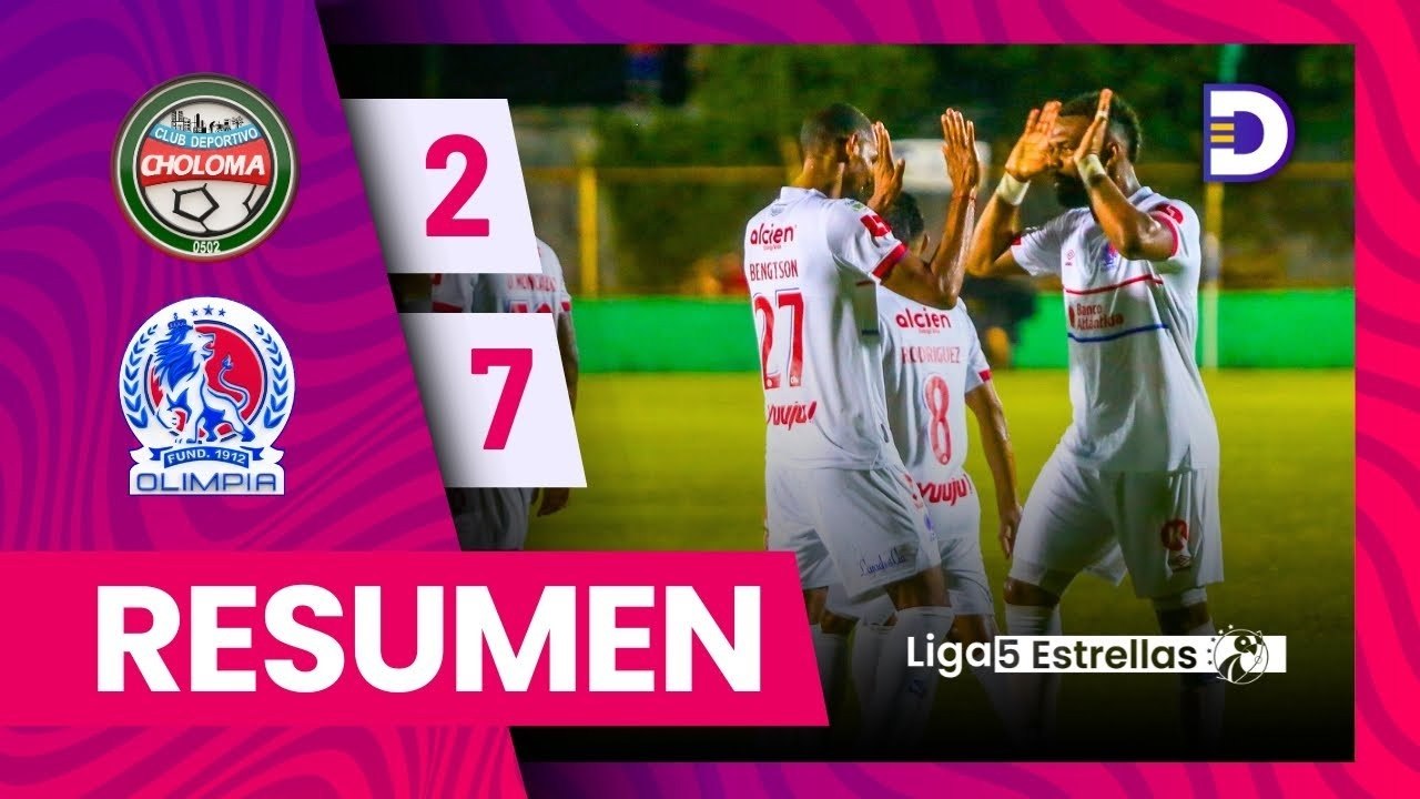 Choloma 2 - 7 Olimpia | Jornada 1 | Liga Nacional - Apertura 2025 - 2026