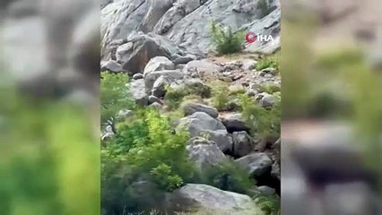 Erzincan Karanlık Kanyon’da görüntülendi!