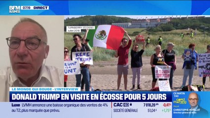 Le monde qui bouge - L'Interview : Donald Trump en visite en Écosse pour 5 jours - 25/07