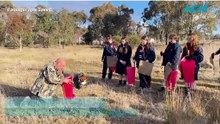 James Sheahan High School Environmental Club planting trees