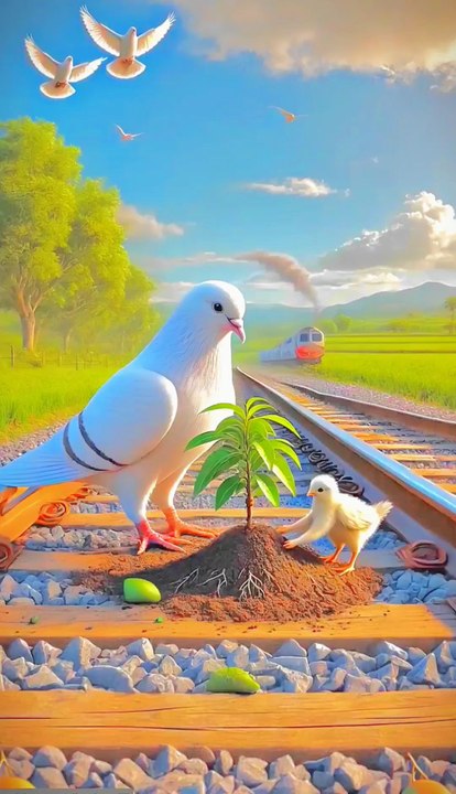 cHow pigeon and child  planted mango tree #animals #firebrigade😱 #facebookviral #jalpari #foryouシ #BunnyAdventure #trend #amazingfacts #animation #indian #bestoftheday #trending #explore  #cartoon #Amazing #shorts #AI #duck #animals @
