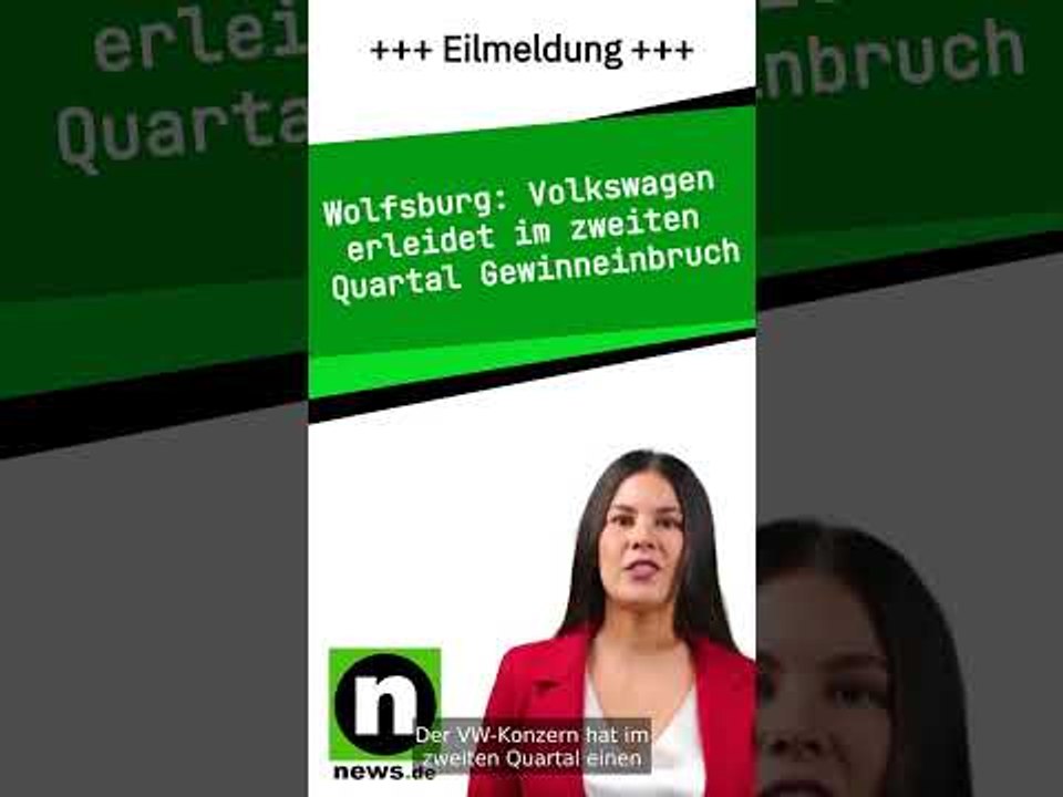 Volkswagen erleidet im zweiten Quartal Gewinneinbruch