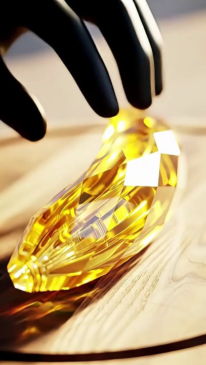 Golden Cut The Diamond That Bleeds Juice #asmr #shortvideo #ai #satisfying #dam umm burrr