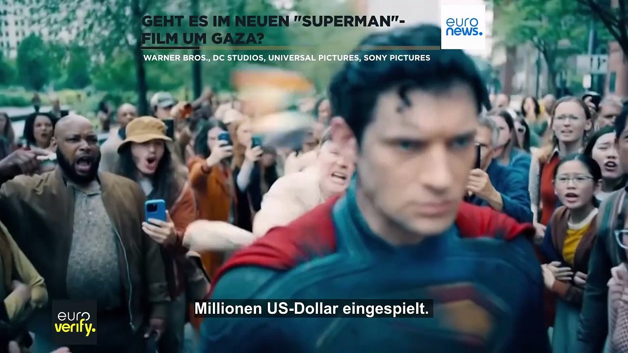 Geht es im neuen "Superman"- Film um Gaza?