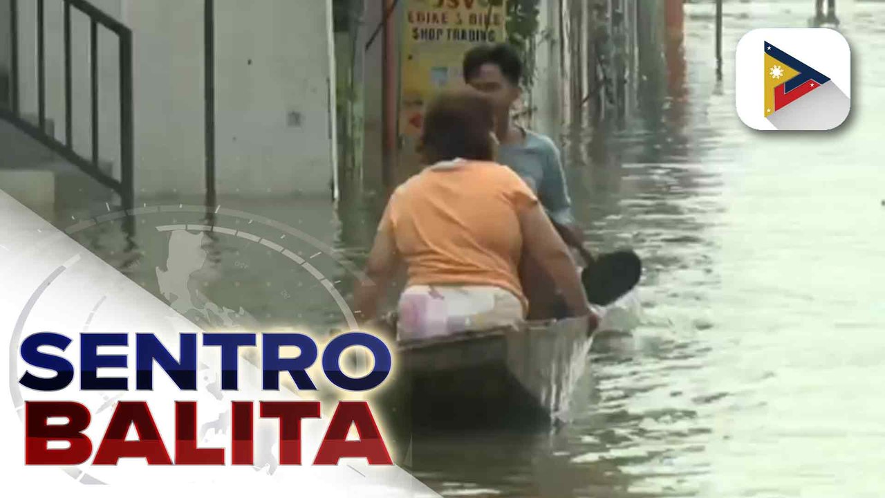 Baha sa Masantol, Pampanga, mataas pa rin; mga residente, kanya-kanyang diskarte para kumita | ulat ni: Denisse Osorio