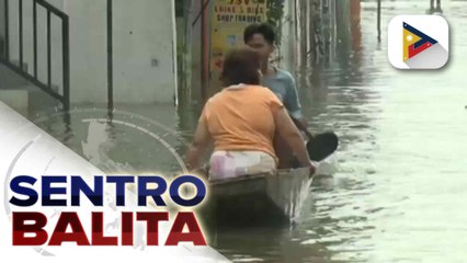 Baha sa Masantol, Pampanga, mataas pa rin; mga residente, kanya-kanyang diskarte para kumita | ulat ni: Denisse Osorio