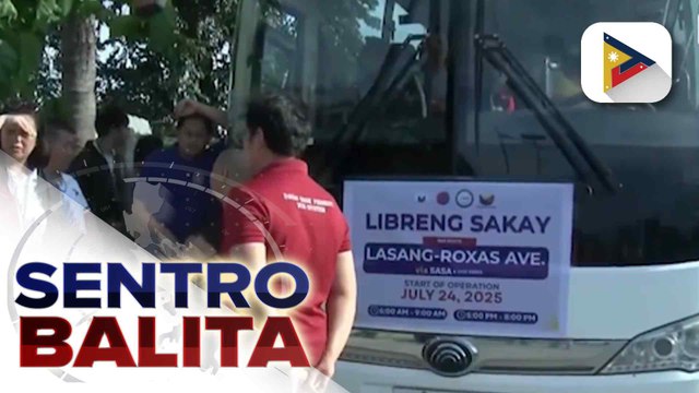 Libreng sakay sa Public Utility Bus, inilunsad ng DOTR sa Davao City ulat ni: Jaira Mondez - PTV Davao