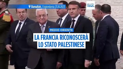 Macron: la Francia riconoscerà lo Stato palestinese a settembre