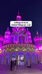 "5 Must-Try Food Spots at Global Village UAE 🍴🔥 | Hidden Gems You’ll Love!"
