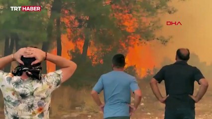 Antalya'da orman yangını: Havadan ve karadan müdahale ediliyor