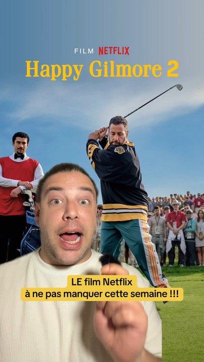Qui a vu le premier film ? Happy Gilmore 2 c’est LE film Netflix à ne pas manquer cette semaine ! Dis-moi en commentaire si t’as envie de le regarder et si tu l’as déjà vu dis-moi ce que t’en as pensé ☺️