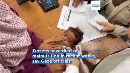 Gaza hospital reports first child deaths from hunger as aid crisis surges