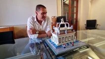 La Fontana di Rosello realizzata coi lego: l'opera del cagliaritano Maurizio Lampis