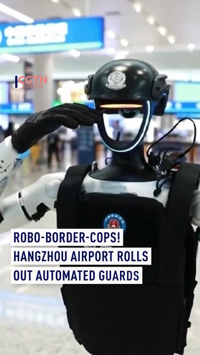 Robo-border-cops: Hangzhou Airport rolls out humanoid assistants