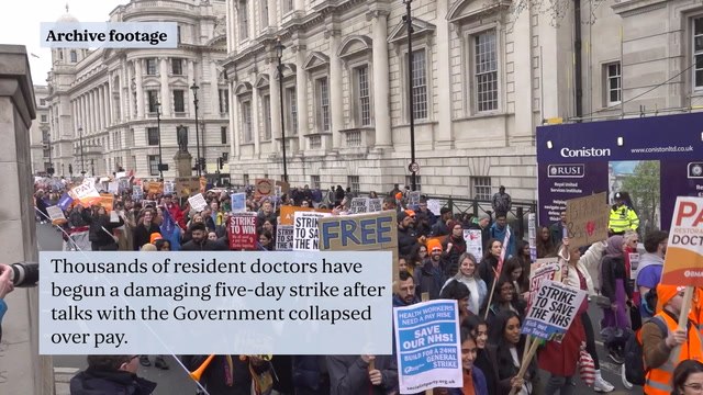 Resident doctors strike: Medics demanding 29% pay rise begin five-day walkout despite last-ditch plea from Keir Starmer