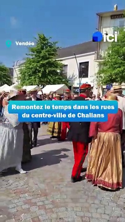 Remontez le temps dans les rues du centre-ville de Challans en Vendée.