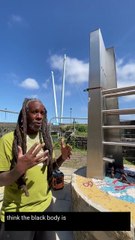 Artist Kevin Dalton-Johnson talks about slave memorial in Lancaster