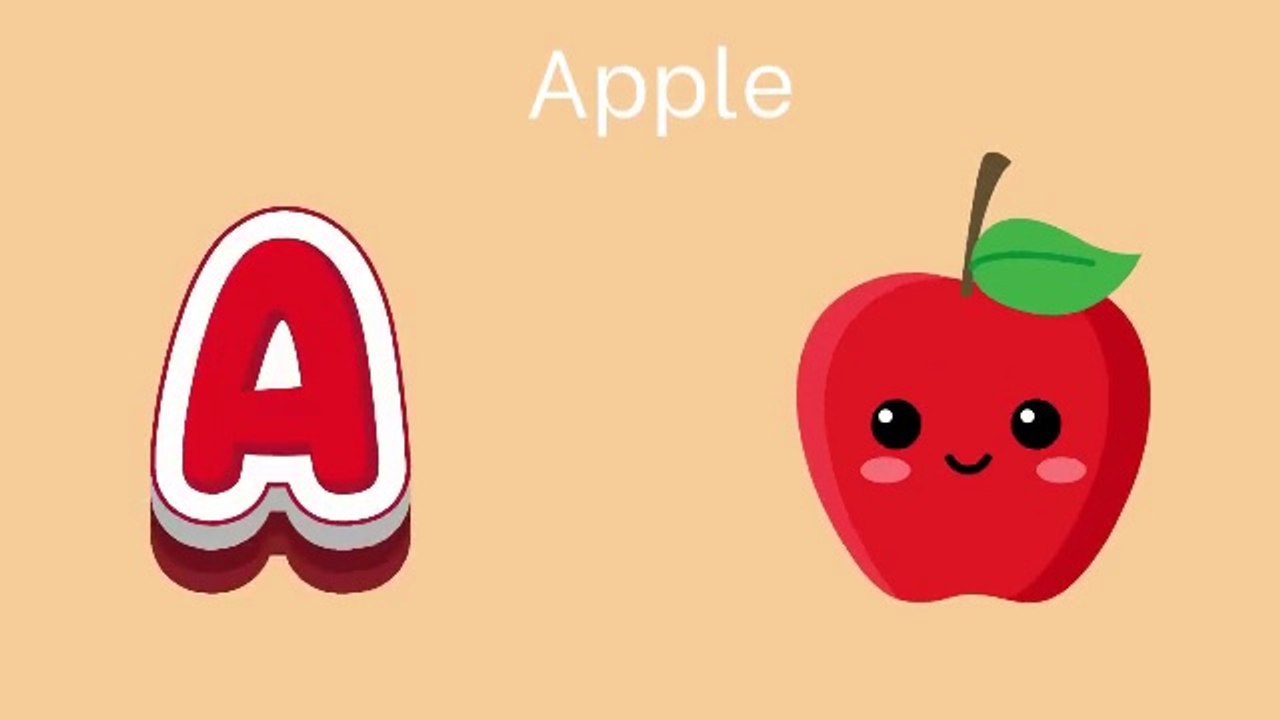 ABC Alphabet Song A to Z _ A for Apple 🍎 _ Phonics & Preschool Book Learning for Kids