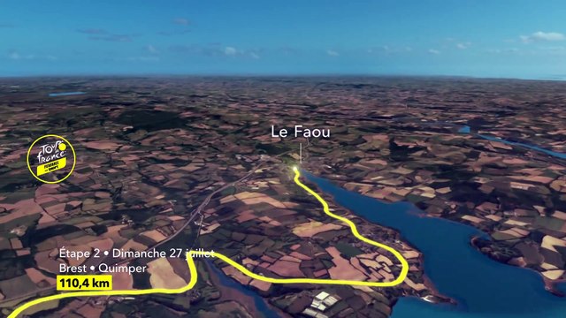 Tour de France 2025 (F), Étape 2 : Brest - Quimper, parcours et profil - Cyclisme - Tour de France femmes