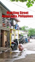 Makiling Street in Cabanatuan City, Nueva Ecija in the Philippines