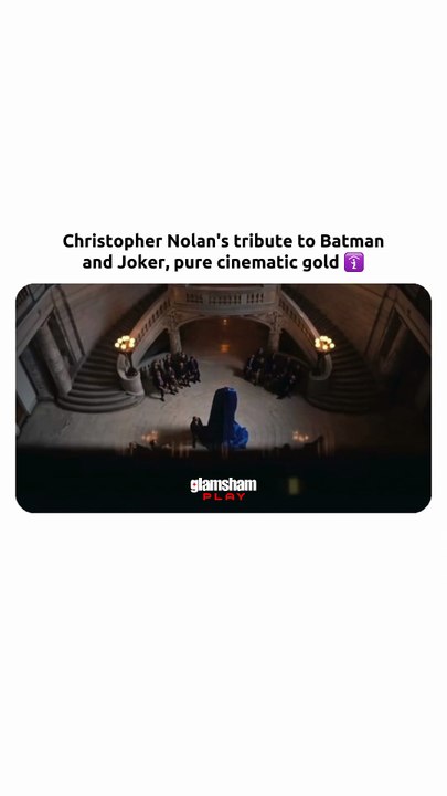 When Nolan paid homage to Batman and Joker unforgettable!  #ChristopherNolan #Batman #Joker #Hollywood #Glamsham #Actors [Movies, Director, Actor, Batman, Joker, Christopher Nolan, Glamsham]