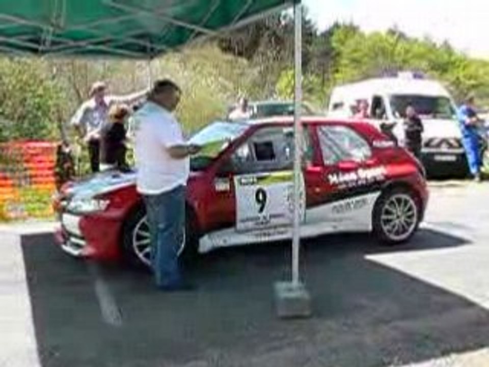 depart 306 maxi es:4 rally val d'agout 2008