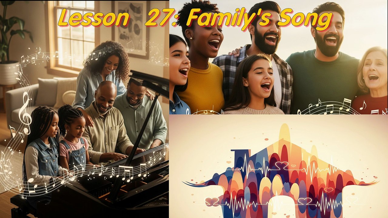 Lesson 27: Family's Song /#Learn English With Songs/ AI music.