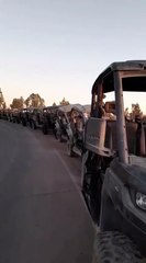 Concentración de quads y buggies en el Teide