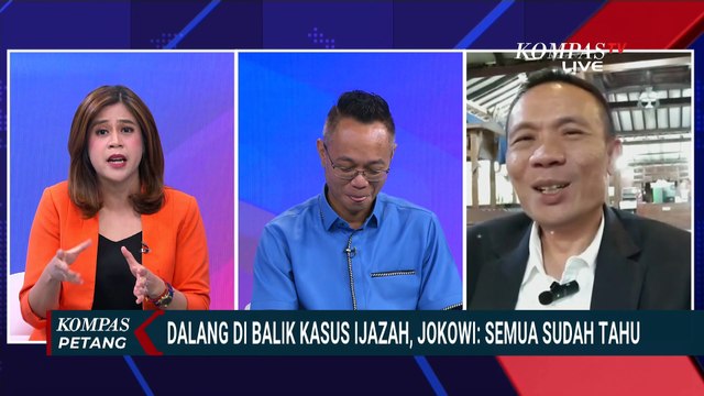 Geleng-Geleng! Kata Rismon Sianipar soal Tokoh Politik Dalang Isu Ijazah Jokowi | KOMPAS PETANG