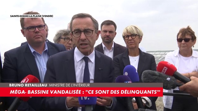 Bruno Retailleau : «Ce ne sont pas des militants, ce sont des délinquants»