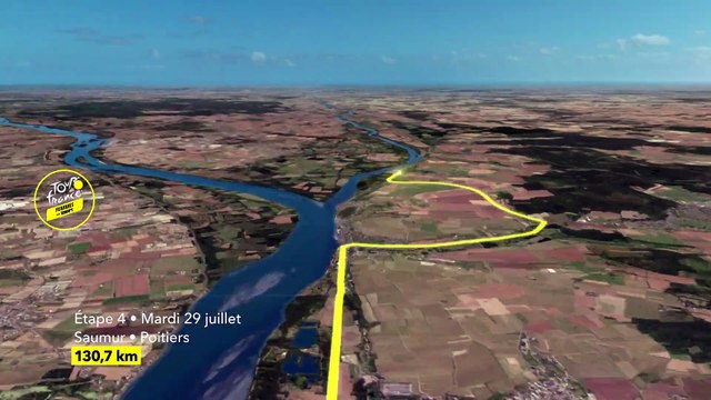 Tour de France 2025 (F), Étape 4 : Saumur - Poitiers, parcours et profil - Cyclisme - Tour de France femmes