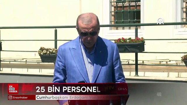 Erdoğan: Yangınlara 27 uçak, 105 helikopterle müdahale ediliyor