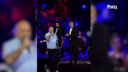 Dinleyenler şaşkına döndü! Özcan Deniz ile aynı sahneyi paylaştı