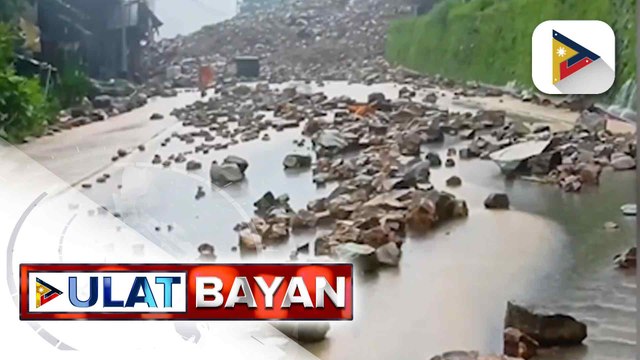Sunod-sunod na landslides, naitala sa Baguio City bunsod ng mga pag-ulan; Mga residenteng apektado, nasagip | ulat ni Christine Bornolla-Sabaway- PTV Cordillera