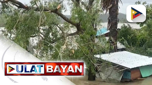 Ilang bayan sa Pangasinan, matinding naapektuhan ng pagtama ng Bagyong #EmongPH | ulat ni Gab Villegas