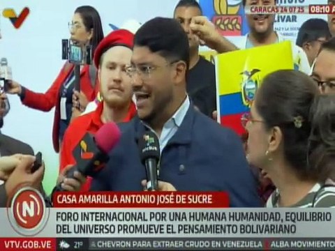 Foro Internacional Por una Humana Humanidad alzó la voz contra el dominio imperial