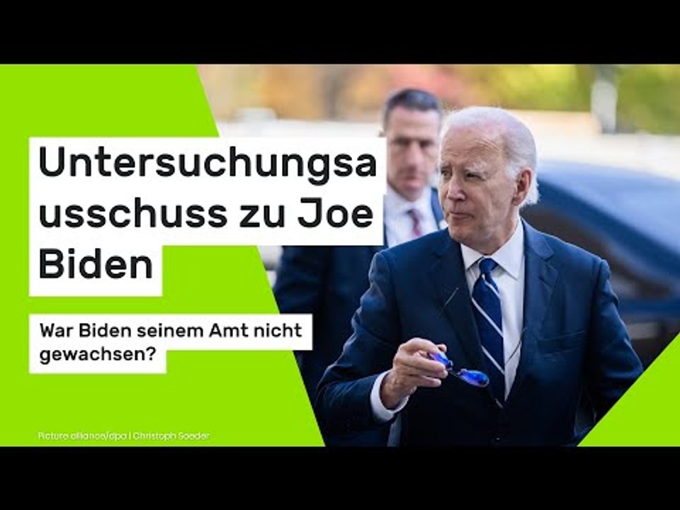 Untersuchungsausschuss zu Joe Biden: War Biden seinem Amt nicht gewachsen?