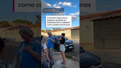 Carteiro é aprovado aos 65 anos em faculdade e é surpreendido com festa da família: ‘Nunca é tarde’