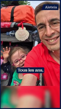 Ils rallient Paris à Compostelle, l’incroyable pèlerinage père-fille de Cyprien et Philippine