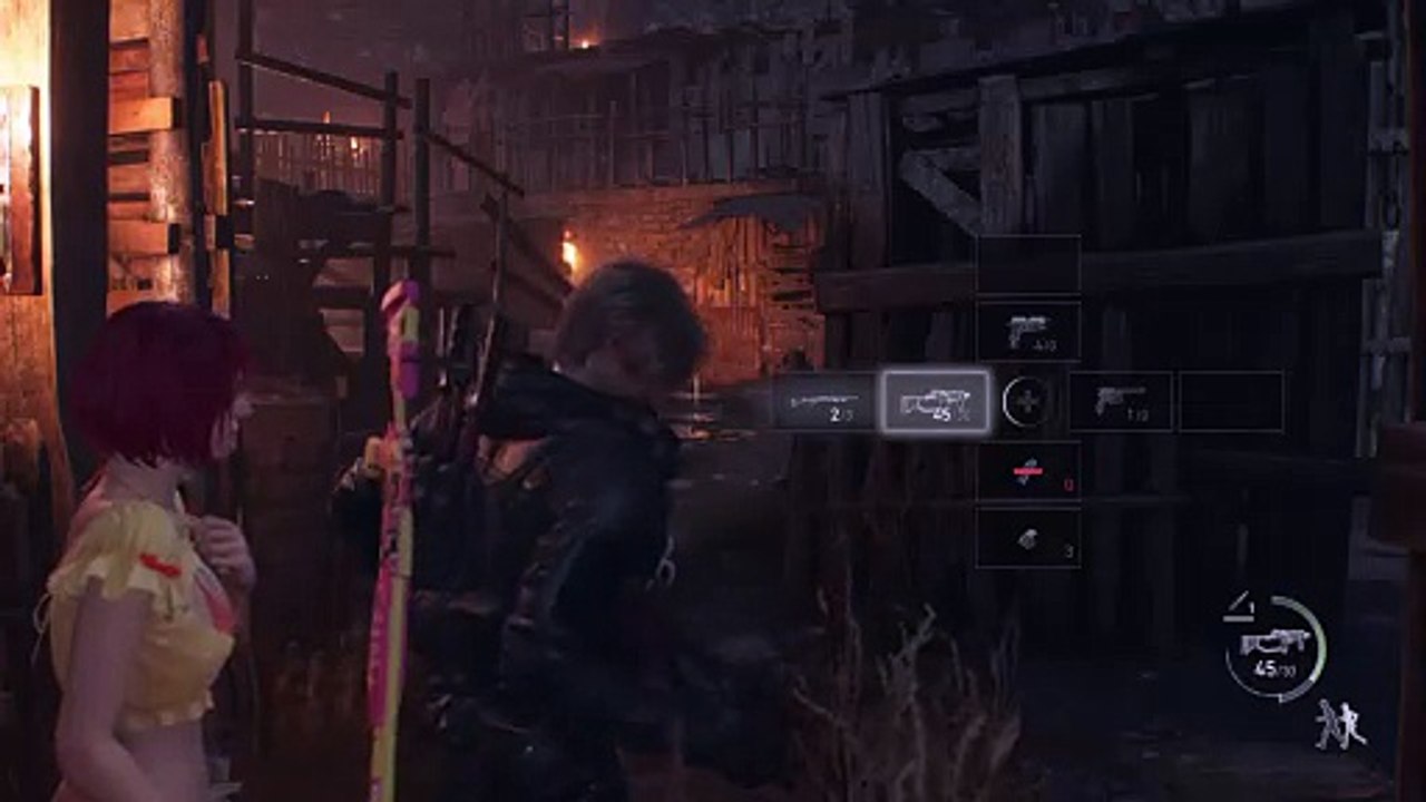 RIOT SHOTGUN ANIME AND MILITARY LEON RESIDENT EVIL 4 REMAKE PARTE 2