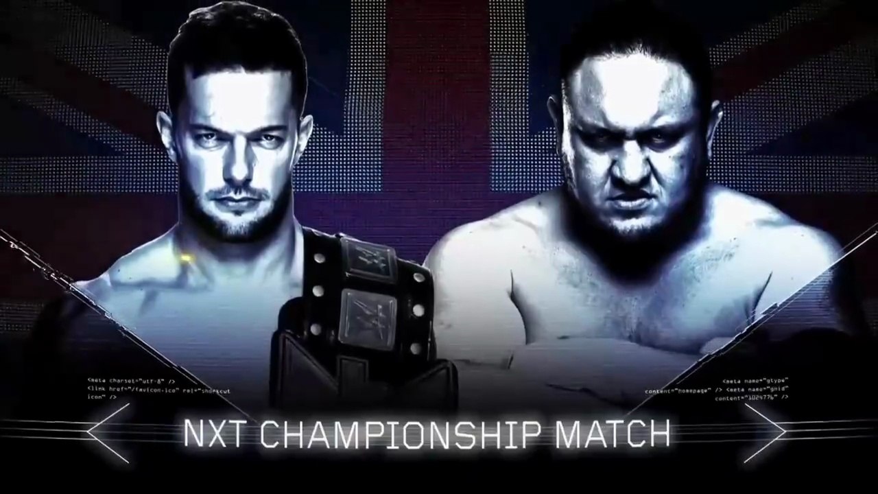 NXT Takeover : London 2015 - Samoa Joe vs Finn Bálor (NXT Championship)