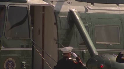 Trump departs for Scotland from Joint Base Andrews