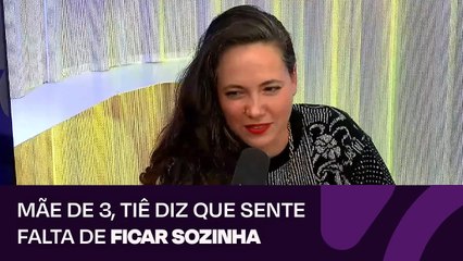 Mãe de 3, cantora Tiê diz que sente falta de ficar sozinha