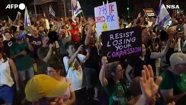 Israele, nuove proteste contro la guerra a Gaza: contatti con la polizia