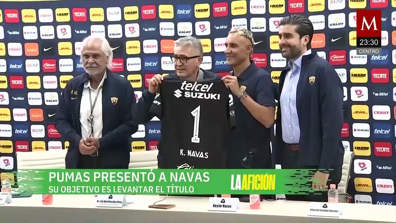 Keylor Navas es presentado con Pumas: ‘Ojalá podamos hacer historia aquí’