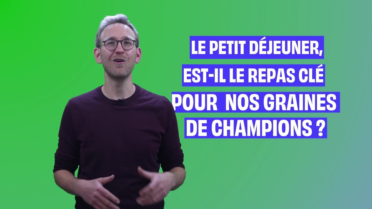 Le petit-déjeuner, repas clé pour nos graines de champions ?