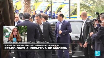 Informe desde Zúrich: Francia reconocerá la existencia de un Estado palestino en septiembre