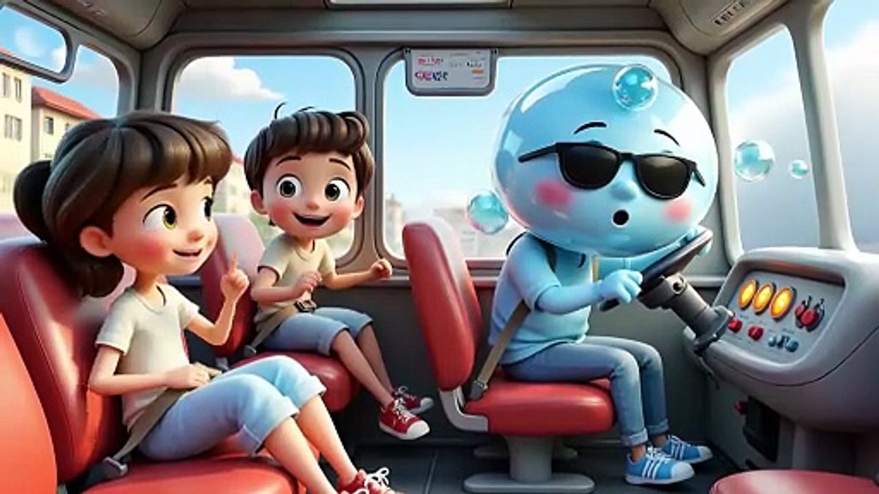 Bubble Bus Boogie | Funny Bubble Nursery Rhyme for Kids | Dance, Sing & Pop! 🚍🎶