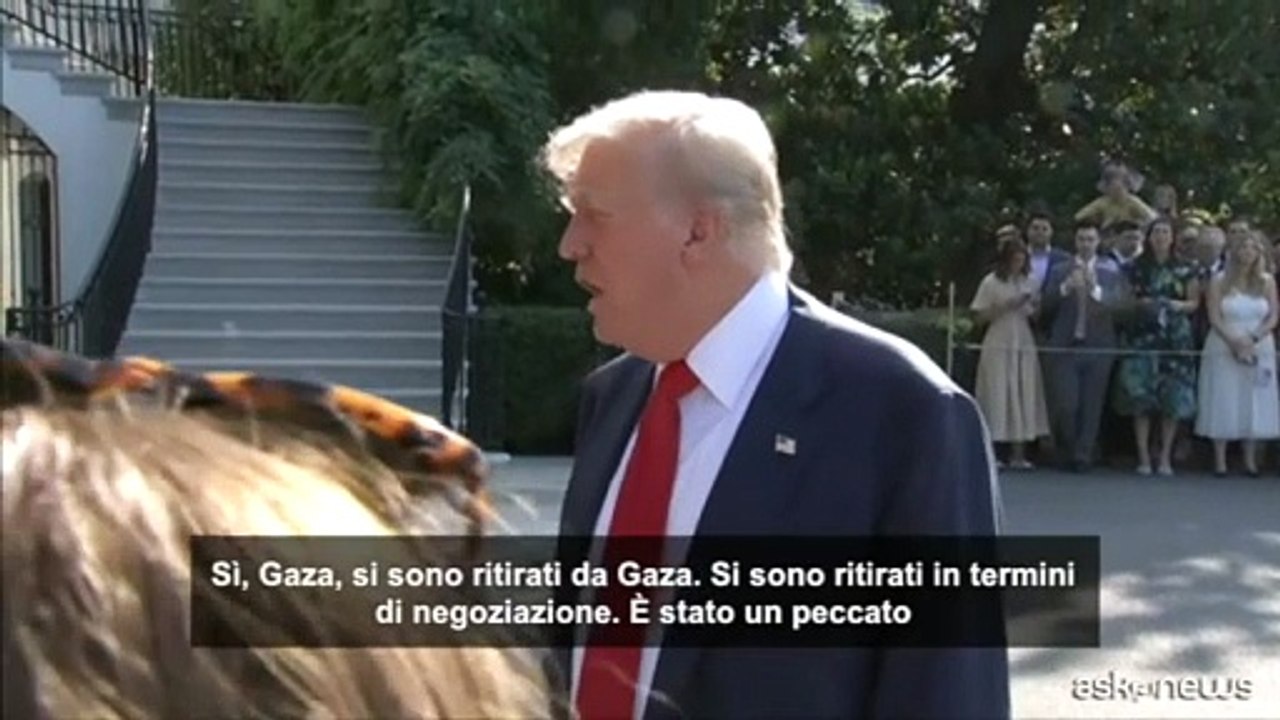 Trump: Hamas non vuole "realmente raggiungere un accordo"
